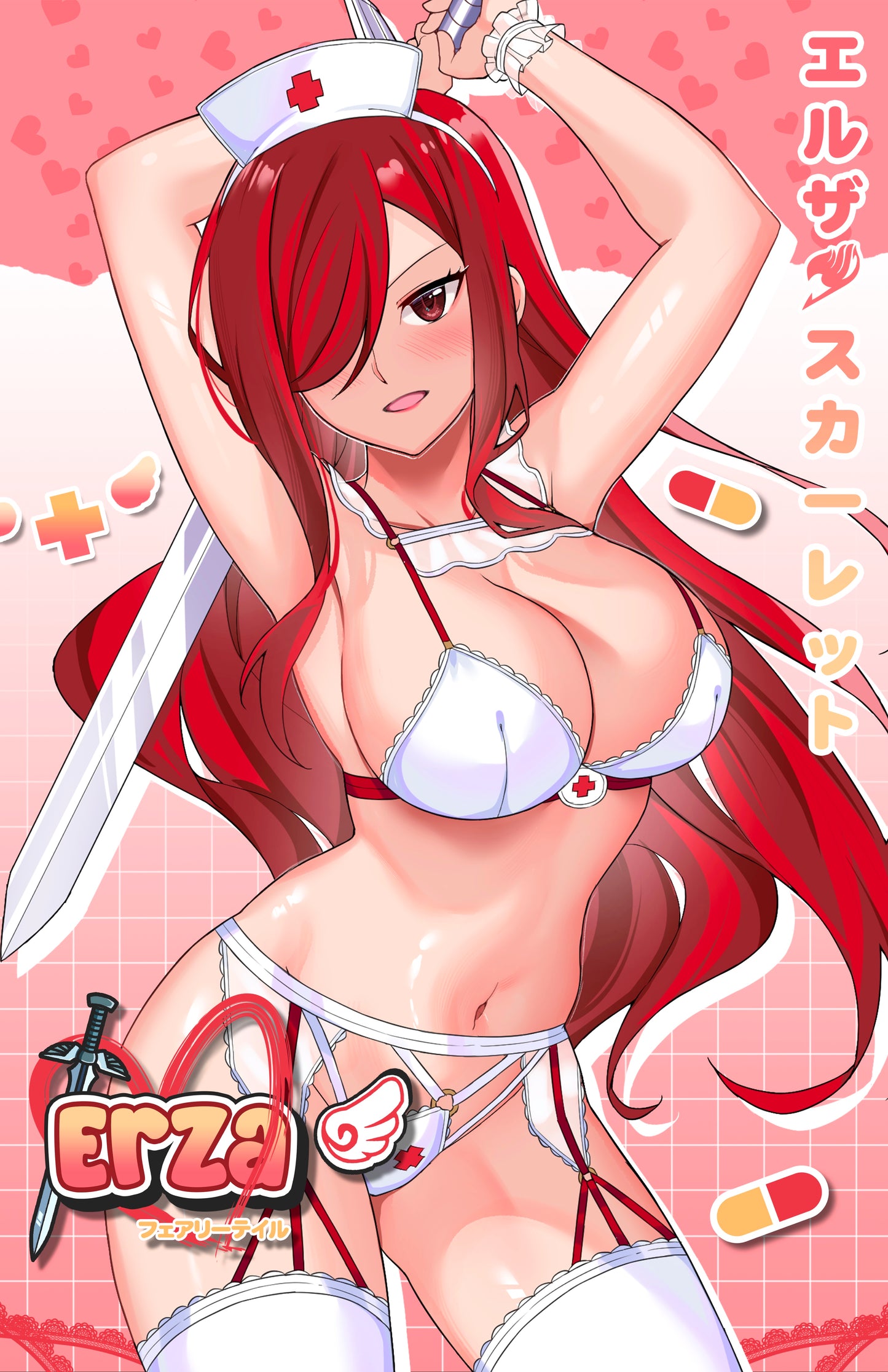 Erza - Decal - Nurse LIngerie