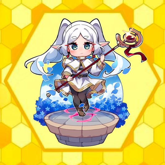 Frieren Chibi Keychain