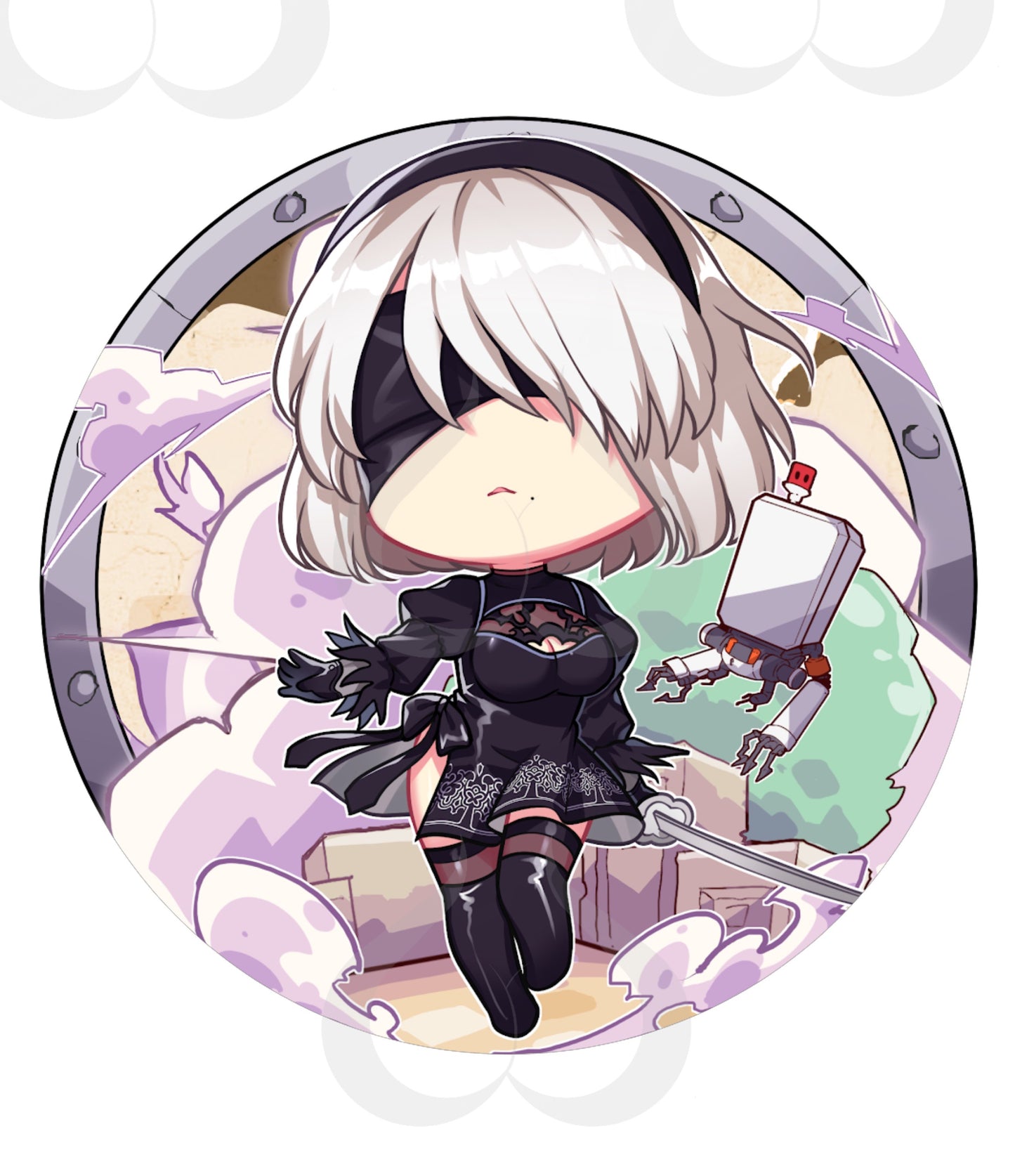 Twobe - Coaster - Classic/Chibi
