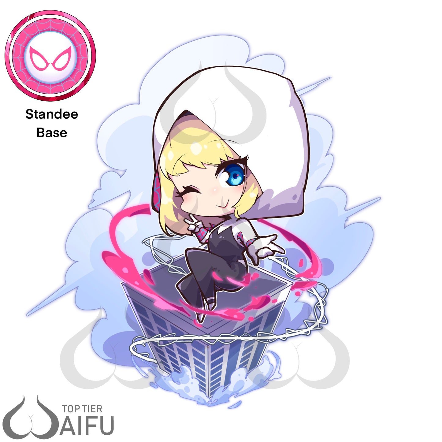 Spidergwen - Decal/ Acrylic Standee/ Keychain