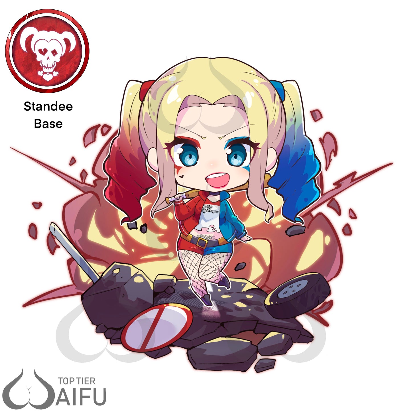 Harley Quinn - Decal/ Acrylic Standee/ Keychain